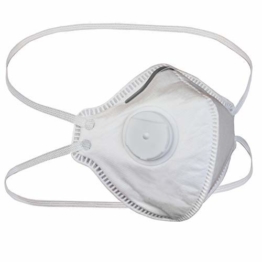 ALPIDEX Mundschutz FFP3 mit Ventil Maske Atemschutzmaske Mund- und Nasenschutz Filterleistung 99%, Menge:5 Stück - 1